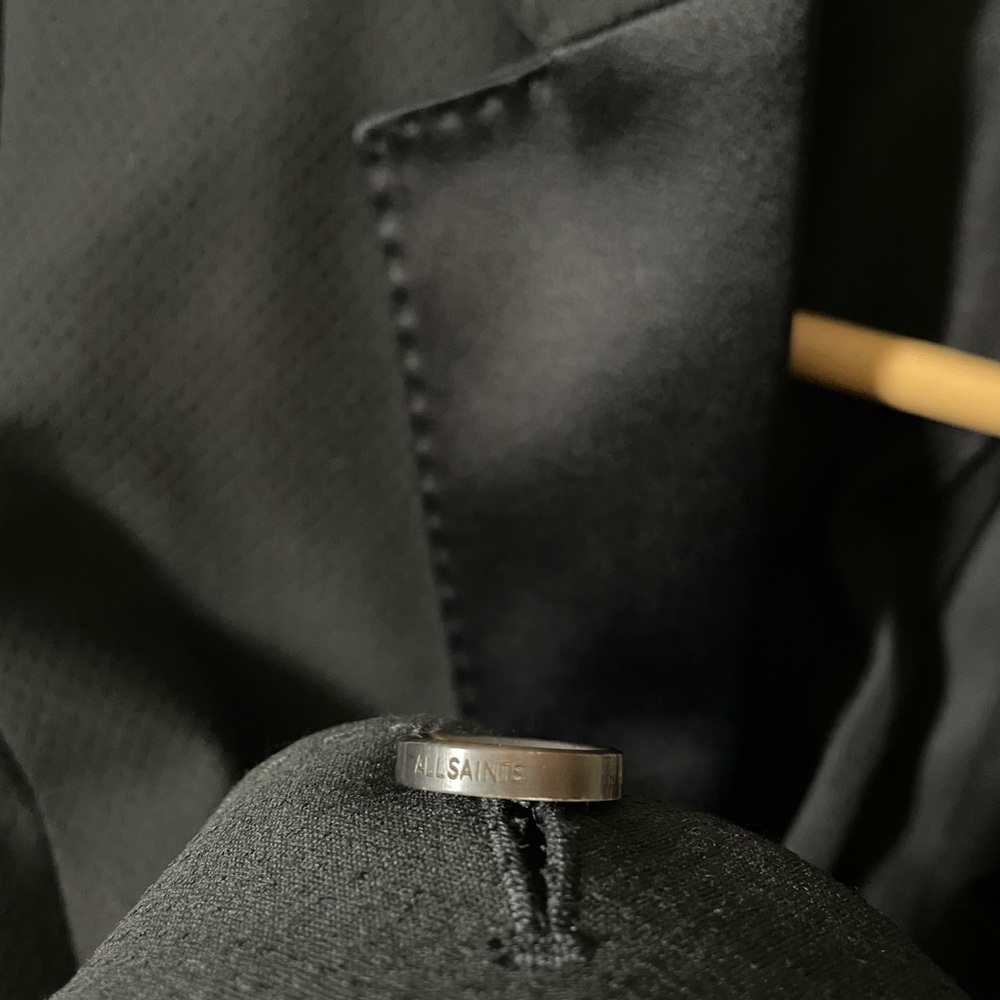 AllSaints Aiers Blazer in Black US 4 - Picture 6 of 16